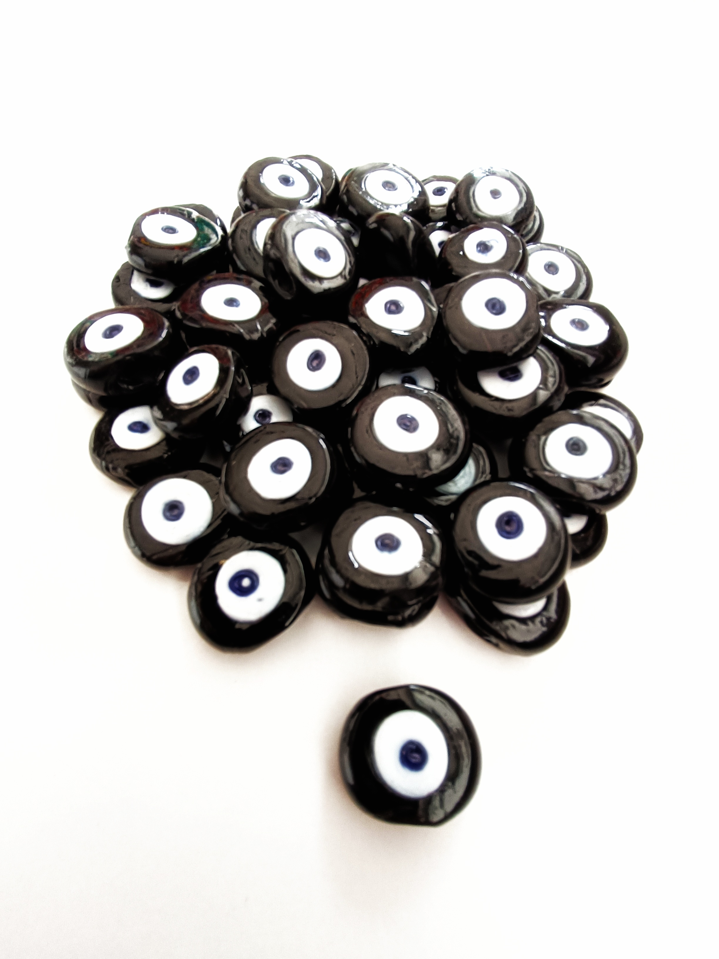 Siyah Cam Danagöz Nazar Boncuğu