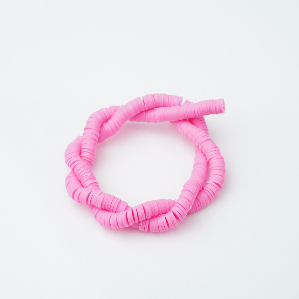 Pembe Fimo Boncuk Fb0005