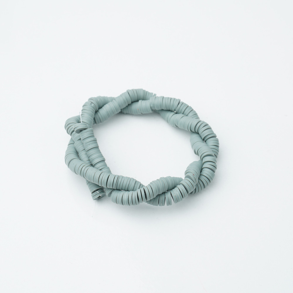 Gri Fimo Boncuk Fb0143