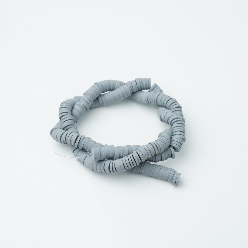 Gri Fimo Boncuk Fb0145