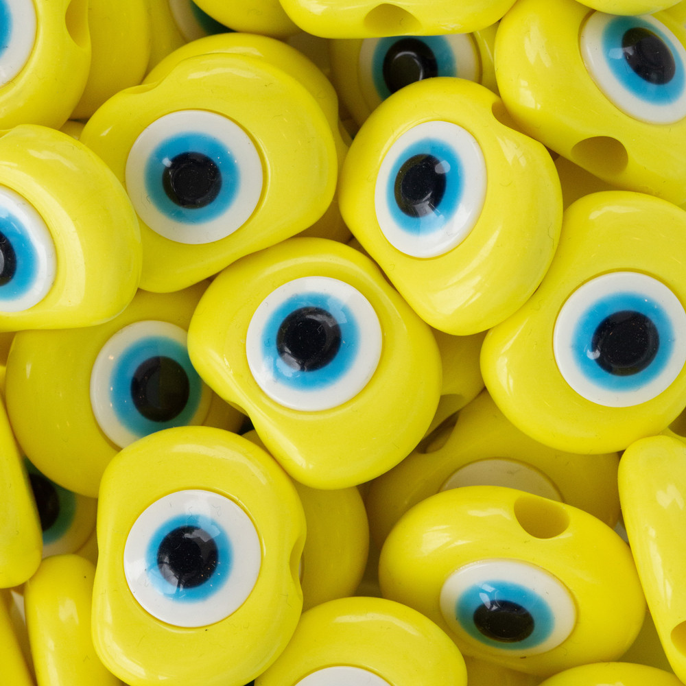 Sarı Yassı Plastik Dana Göz Pnb0002