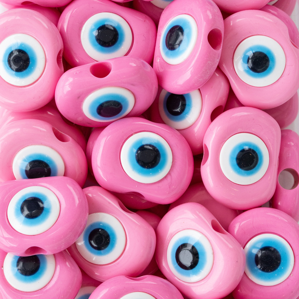 Pembe Yassı Plastik Dana Göz Pnb0005
