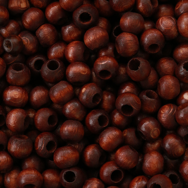 6mm Ahşap Boncuk Ab004