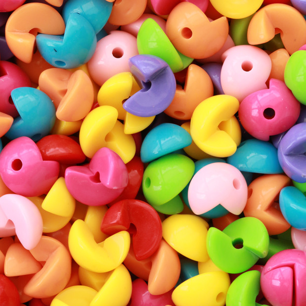  Geçmeli Plastik Boncuk Pb007