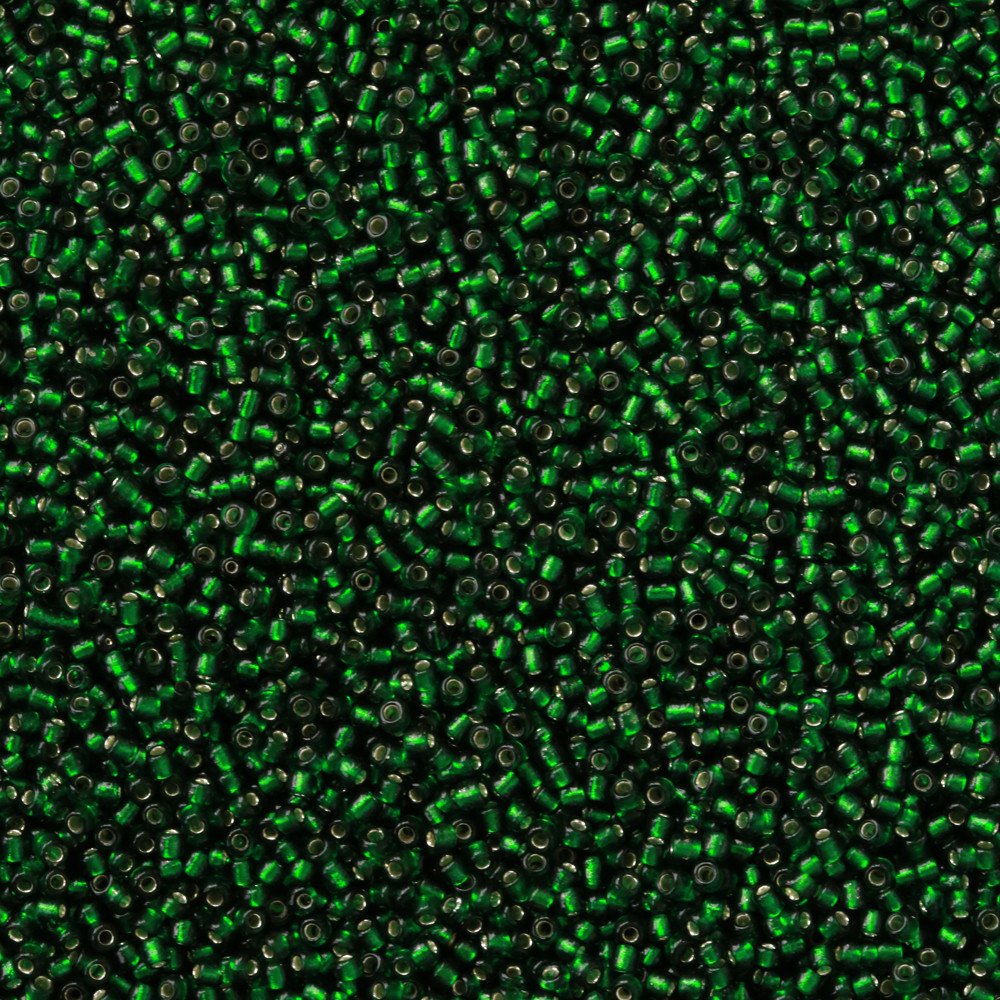 Şeffaf Koyu Yeşil 11/0 Dökme Kum Boncuk Dkb0195