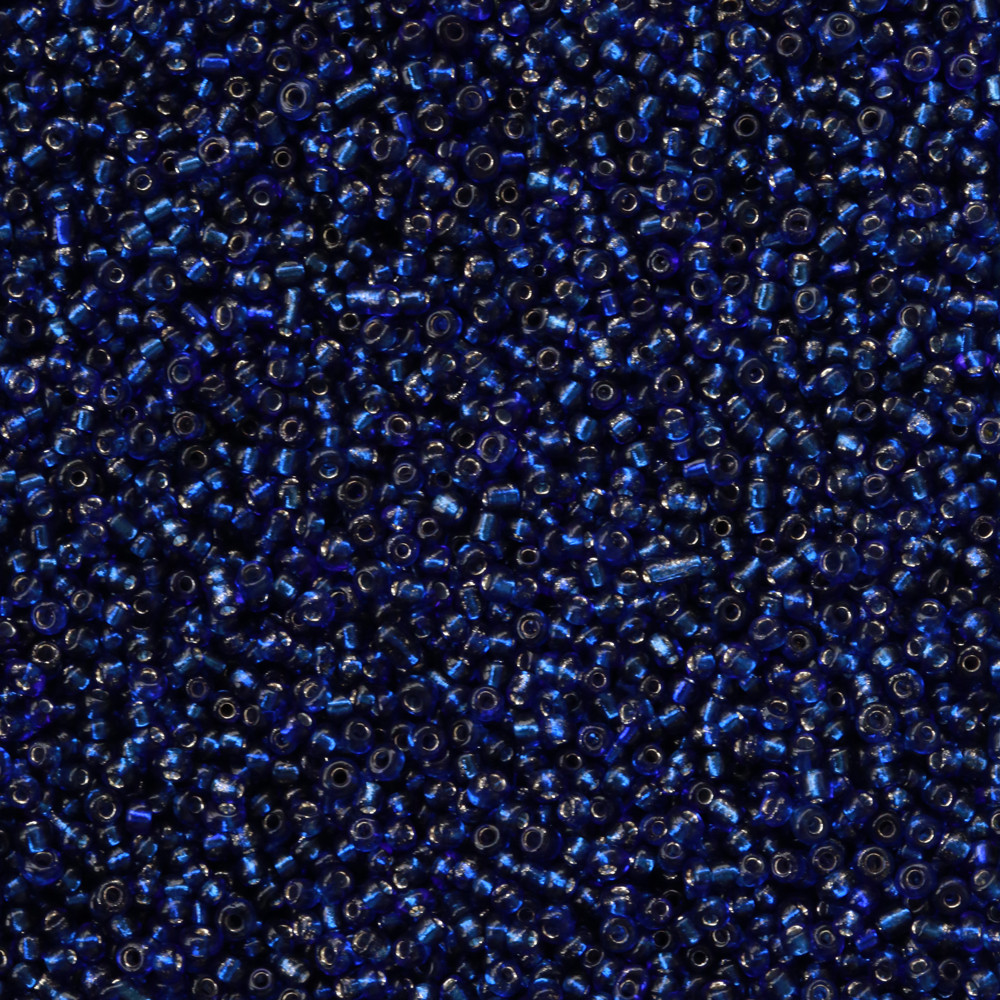 Şeffaf Lacivert 11/0 Dökme Kum Boncuk Dkb0229