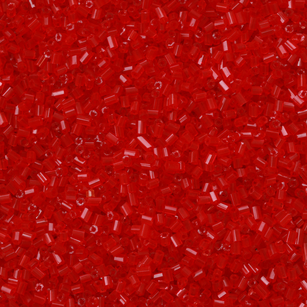 Açık Kırmızı Kısa Boru Kesme Boncuk Boru0009