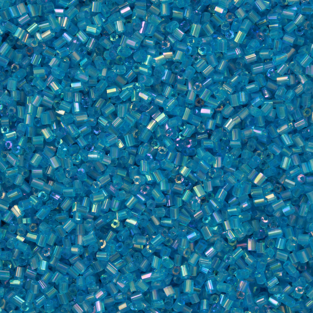 Mavi Kısa Boru Kesme Boncuk Boru0043