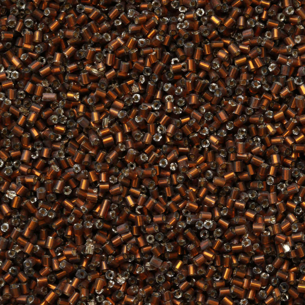 Kahverengi Kısa Boru Kesme Boncuk Boru0058