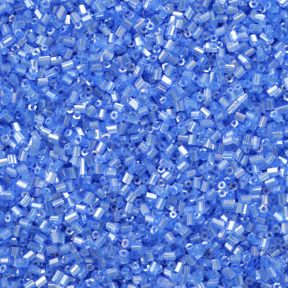 Açık Mavi Kısa Boru Kesme Boncuk Boru0068