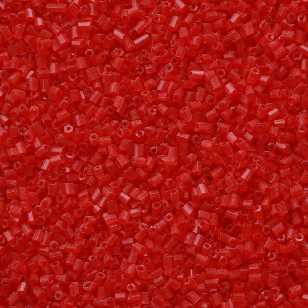 Kırmızı Kısa Boru Kesme Boncuk Boru0076