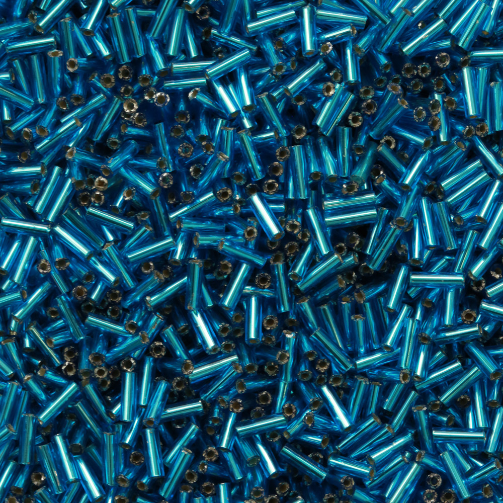 Mavi Uzun Boru Kesme Boncuk Boru0089