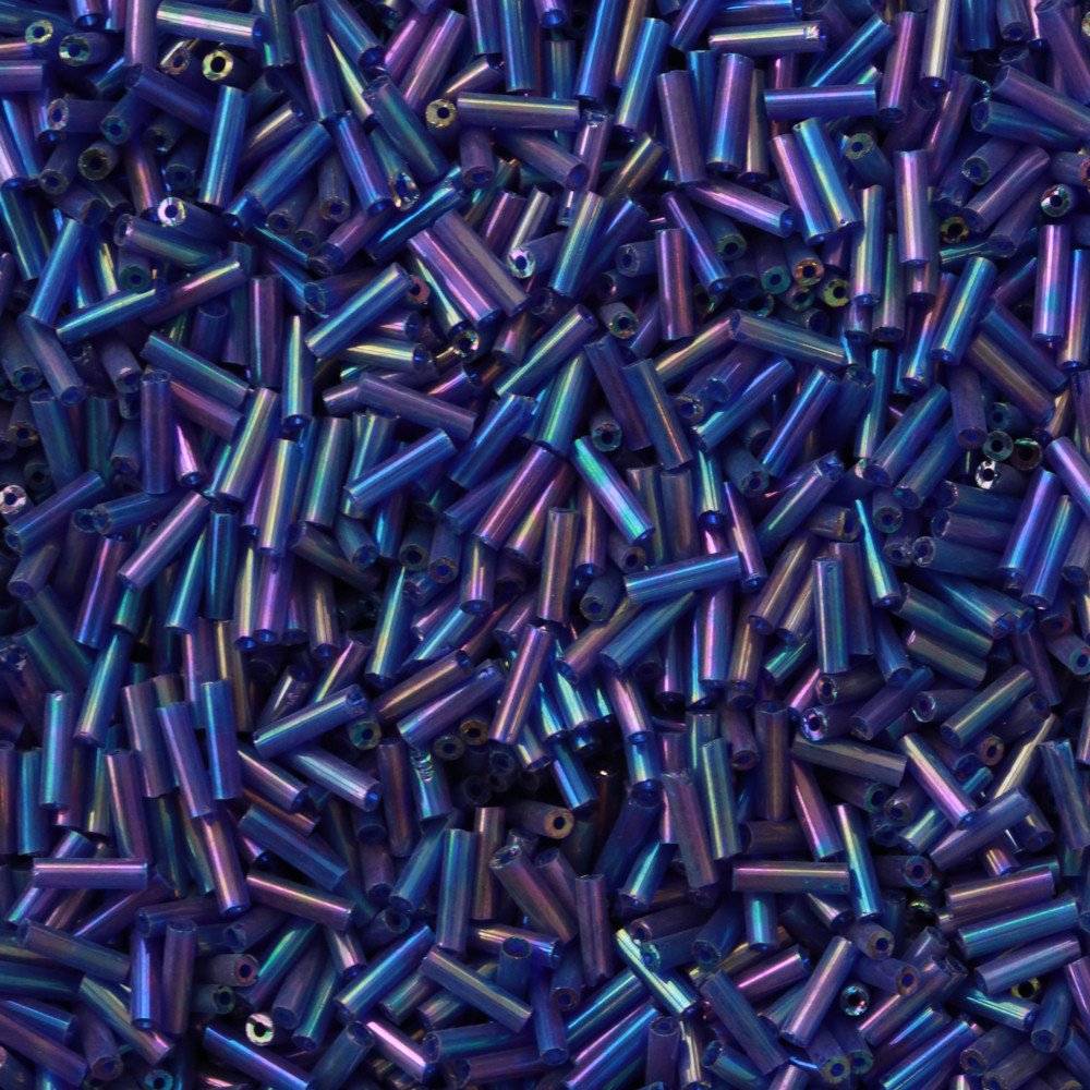 Mavi Uzun Boru Kesme Boncuk Boru0107