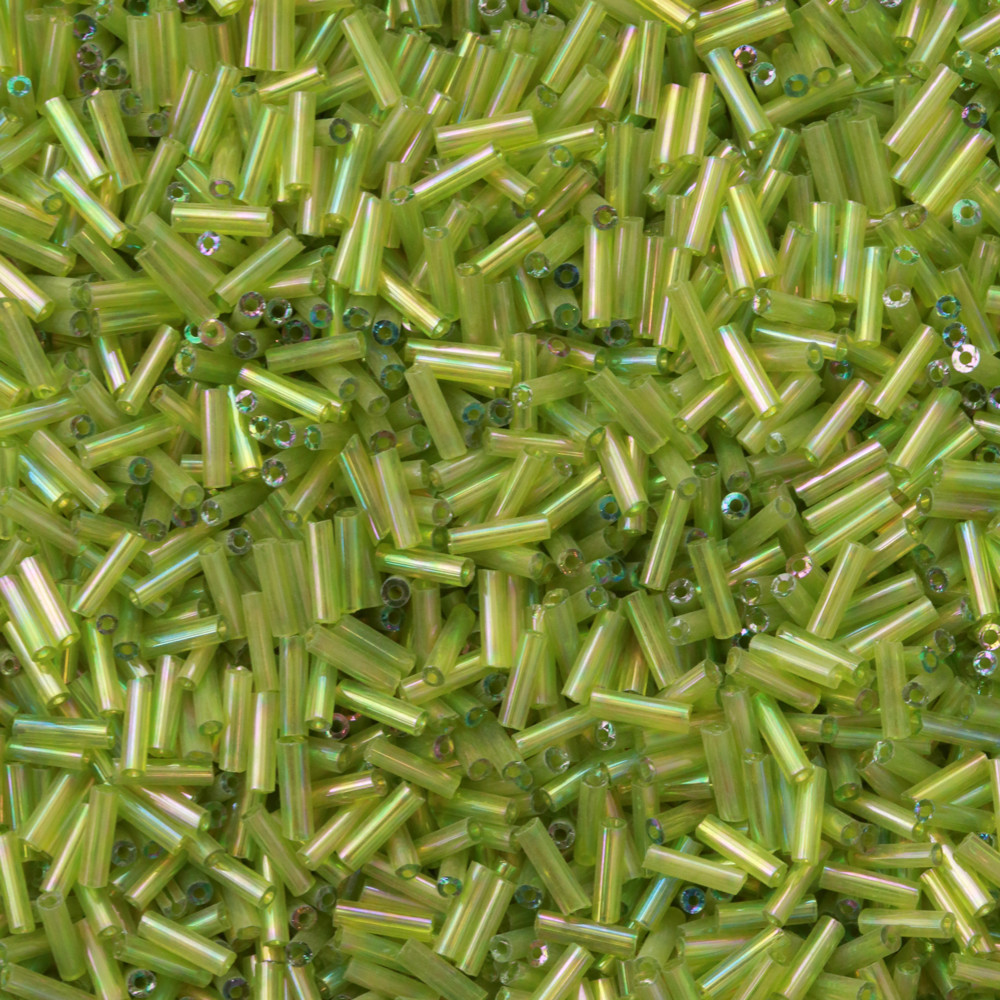 Açık Yeşil Uzun Boru Kesme Boncuk Boru0110