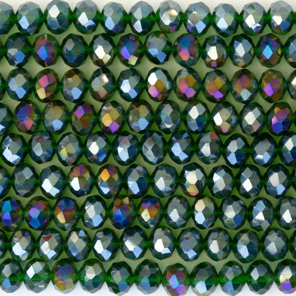 Alaca Gri 8mm Kristal Boncuklar Krs0248