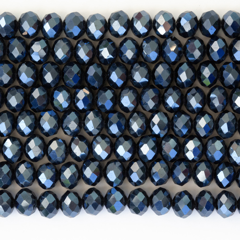 Antrasit 8mm Kristal Boncuklar Krs0250