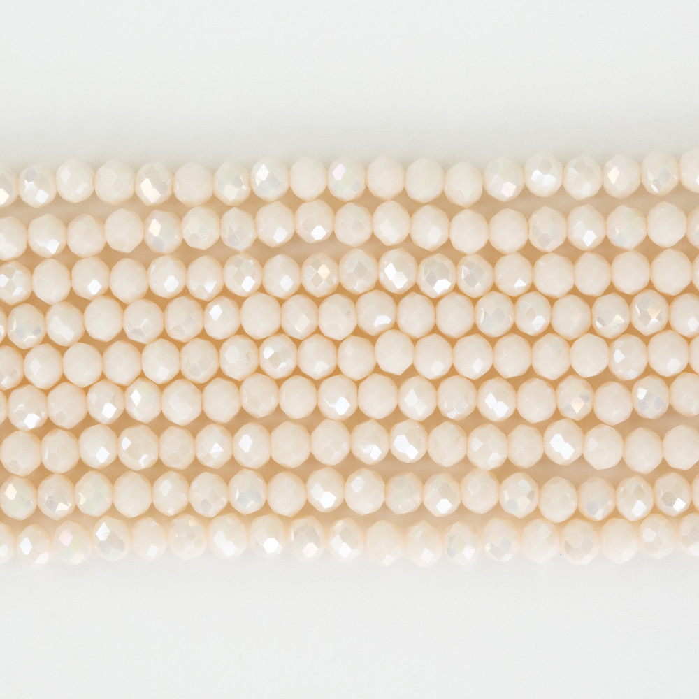 Pudra Pembe 4mm Kristal Boncuklar Krs0120