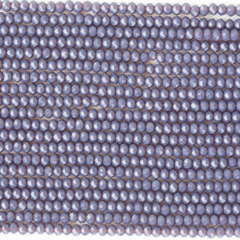 Koyu Lila 3mm Kristal Boncuklar Krs0041