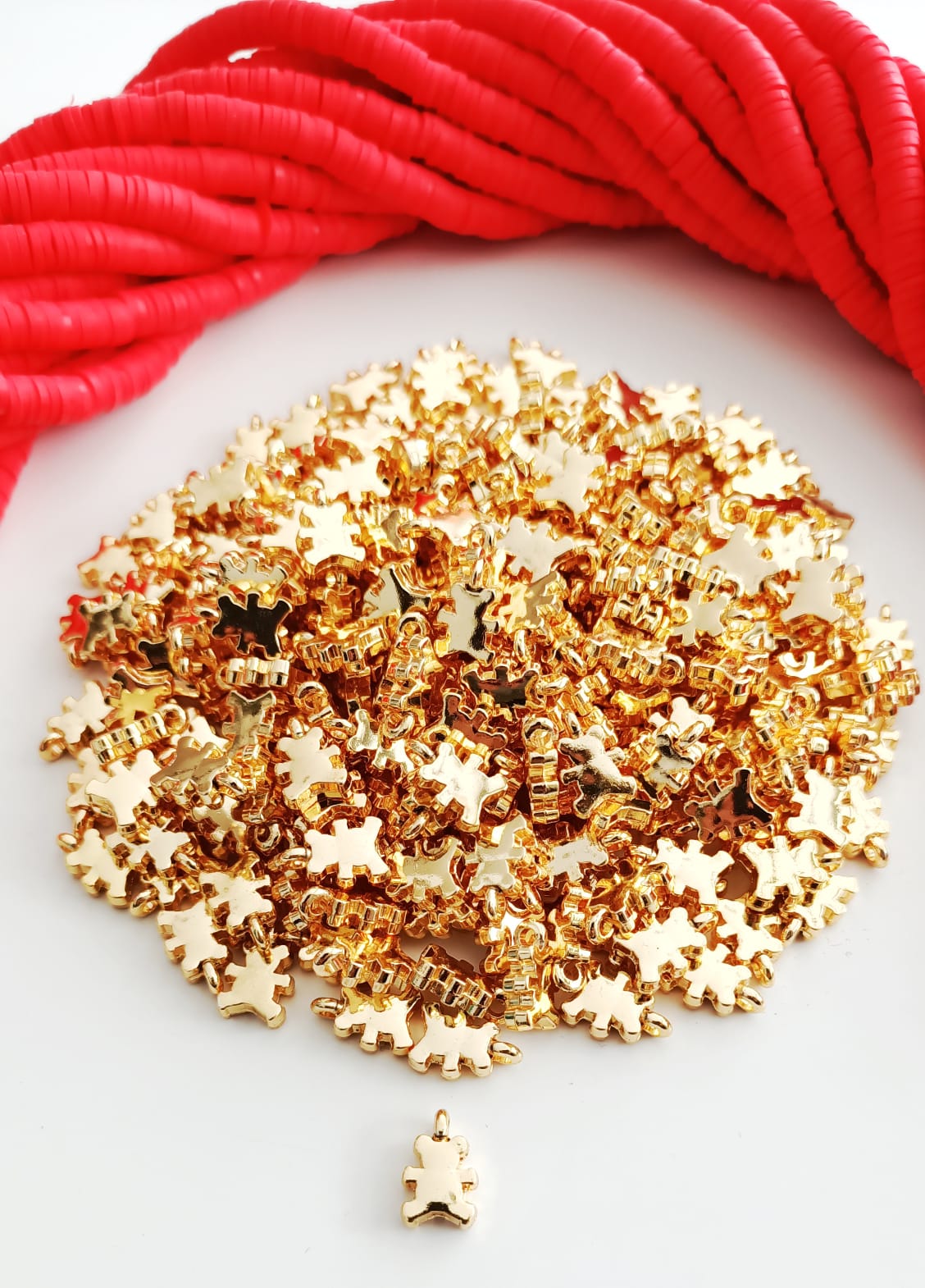  Altın Kaplama Ayıcık Kolye Ucu