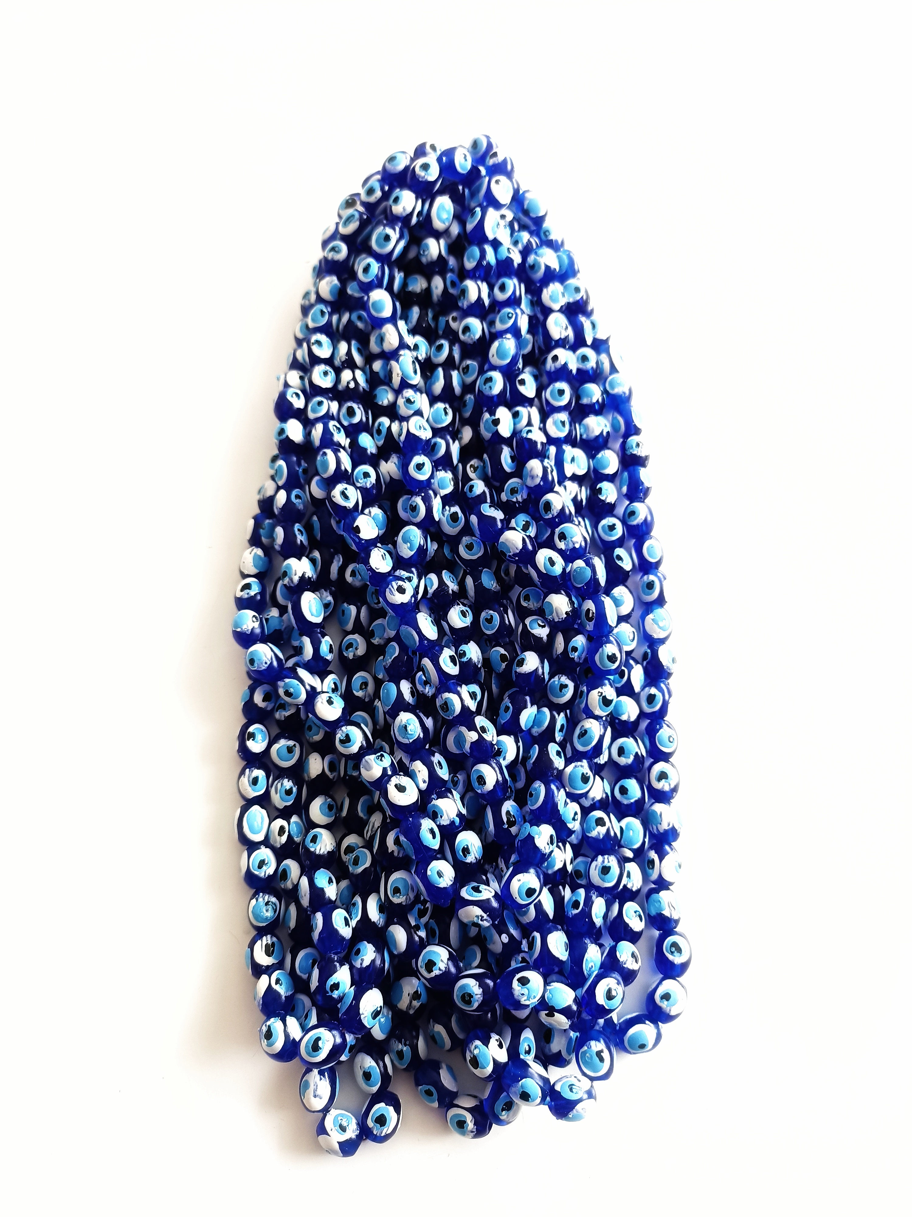 Plastik Dizi Nazar Boncuk 8mm.