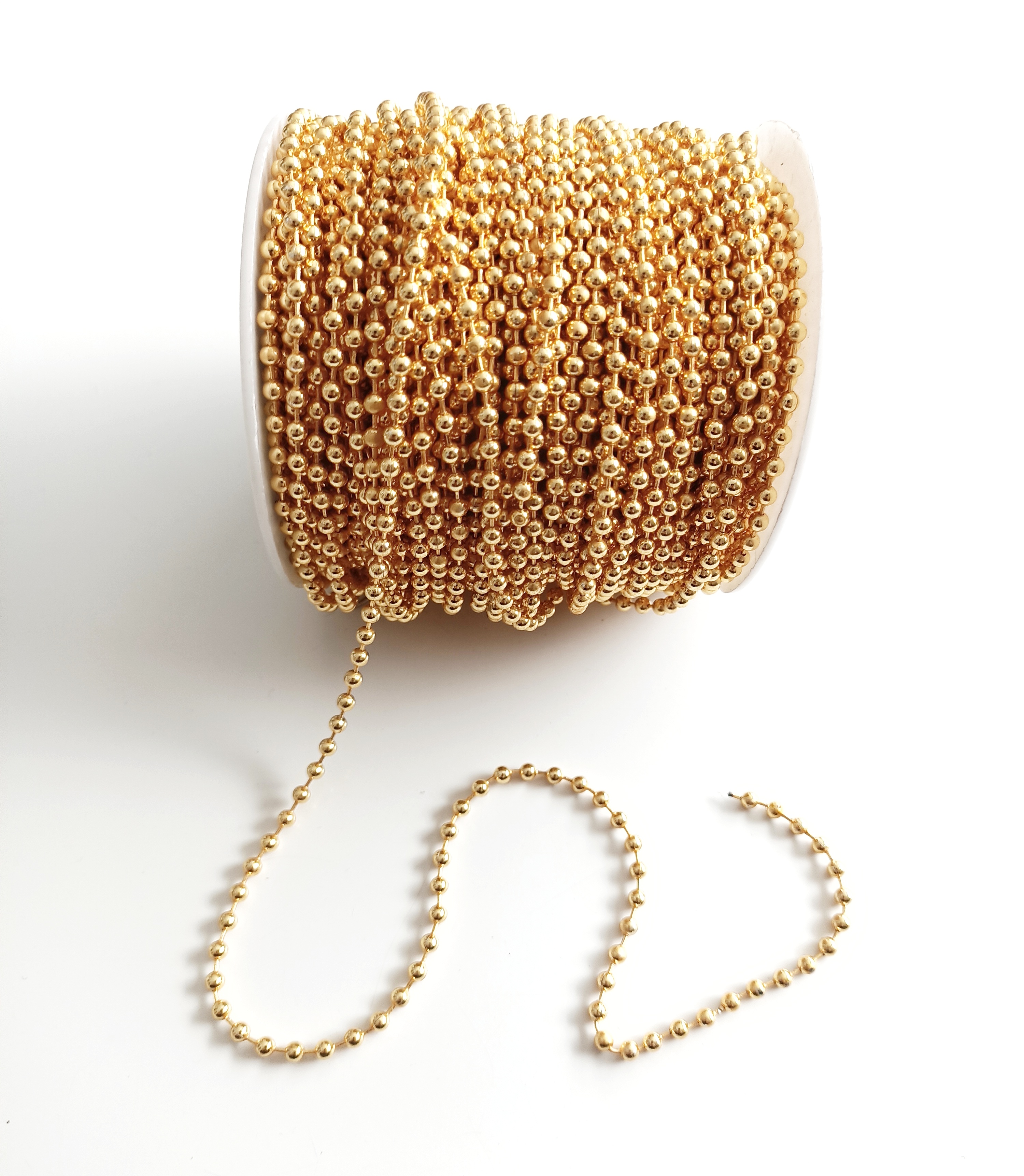 Gold Kaplama Top Zincir