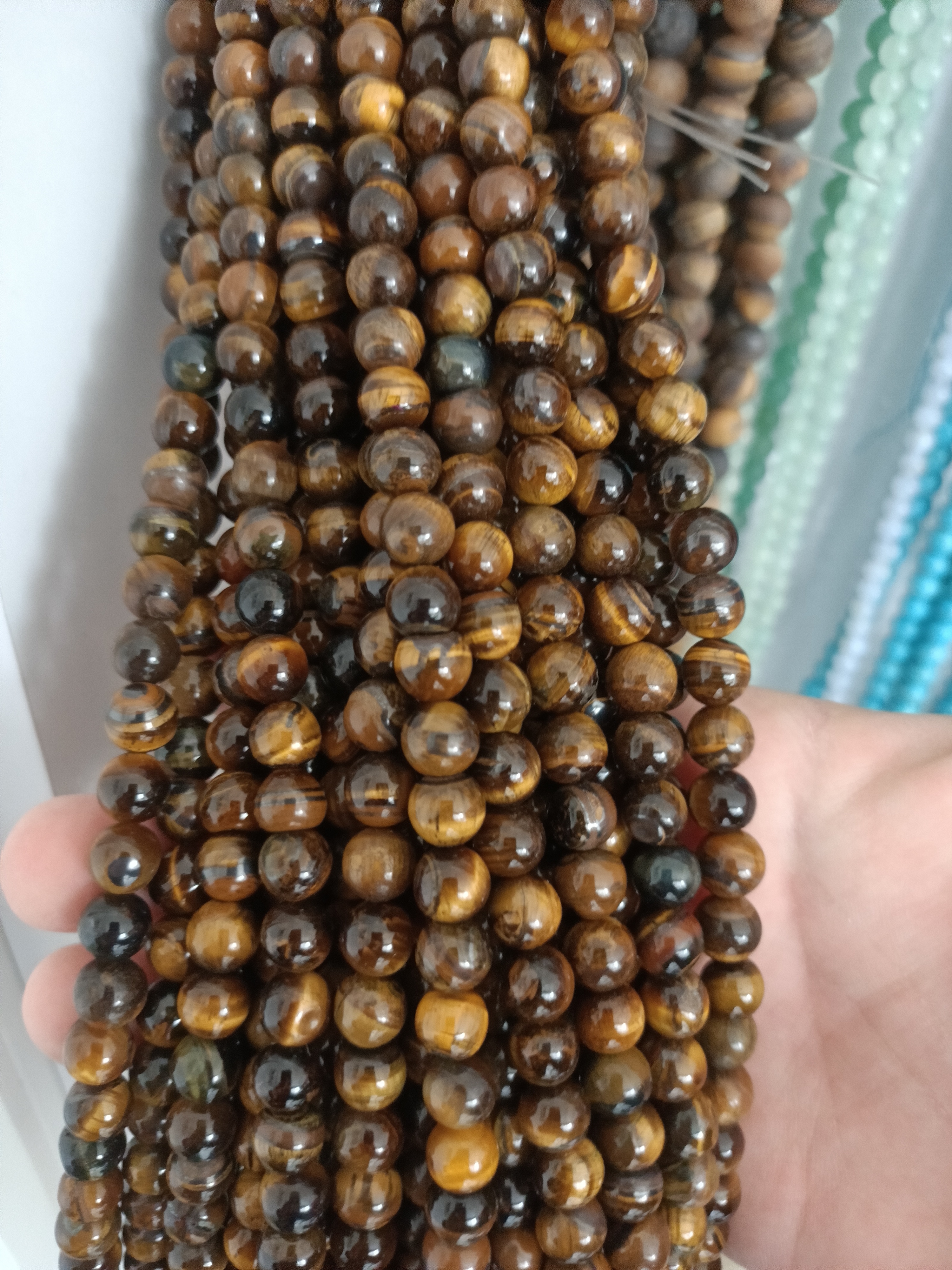 Kaplan Gözü Doğal Taş 8mm