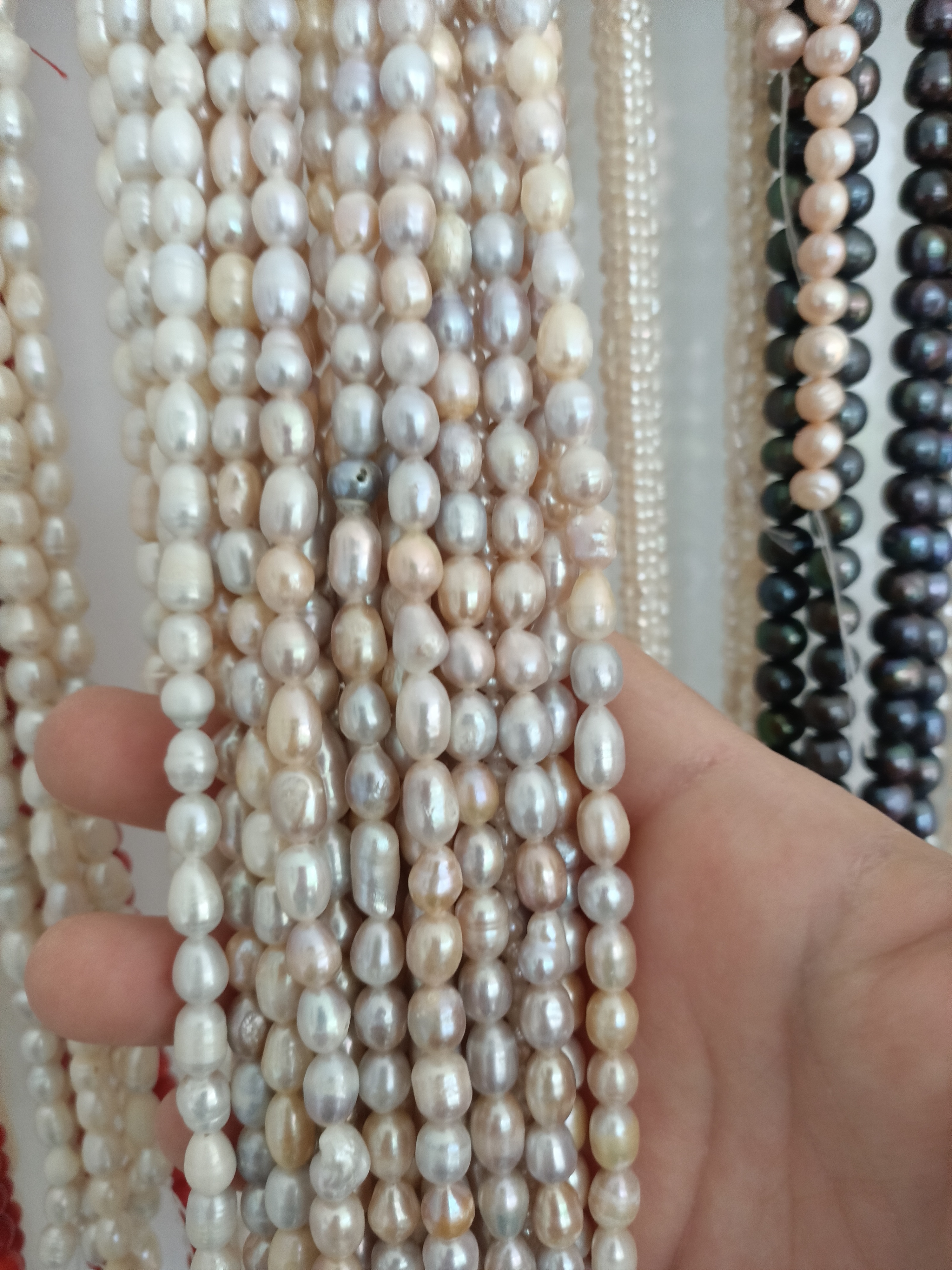 Barok İnci Doğal Taş Alacalı