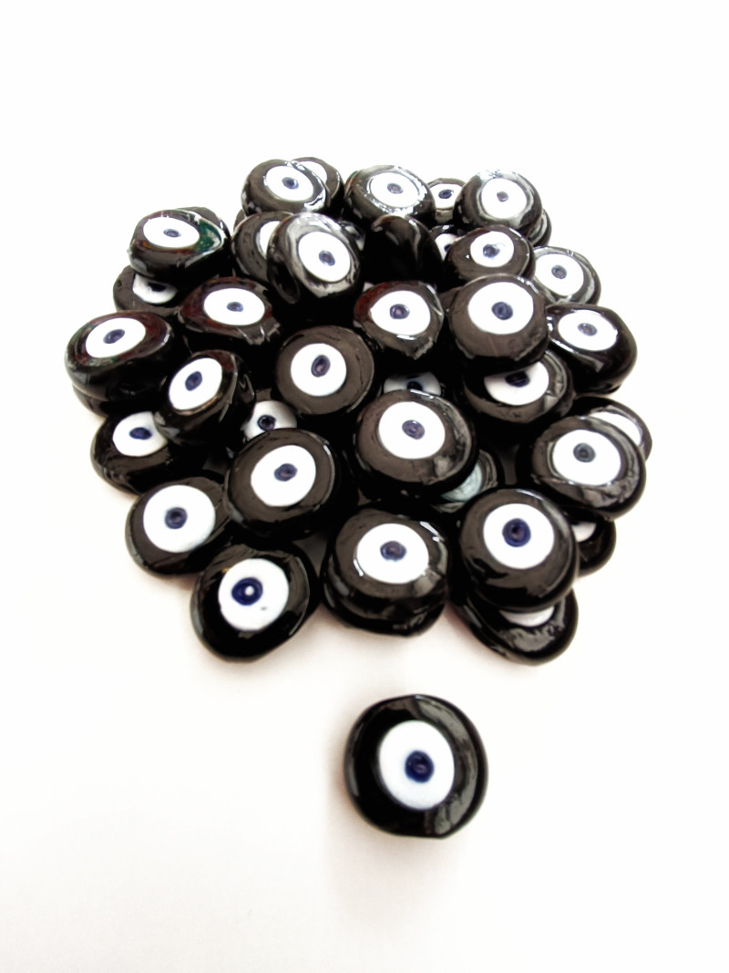 Siyah Cam Danagöz Nazar Boncuğu