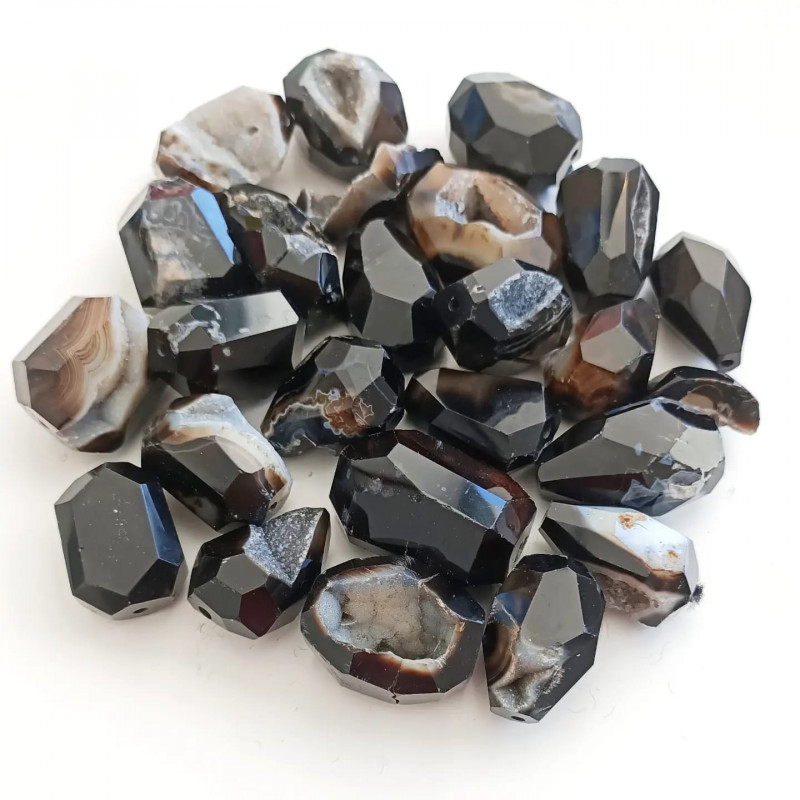 Tekli BLACK OBSIDIAN Doğal Taş Takı Aparatı