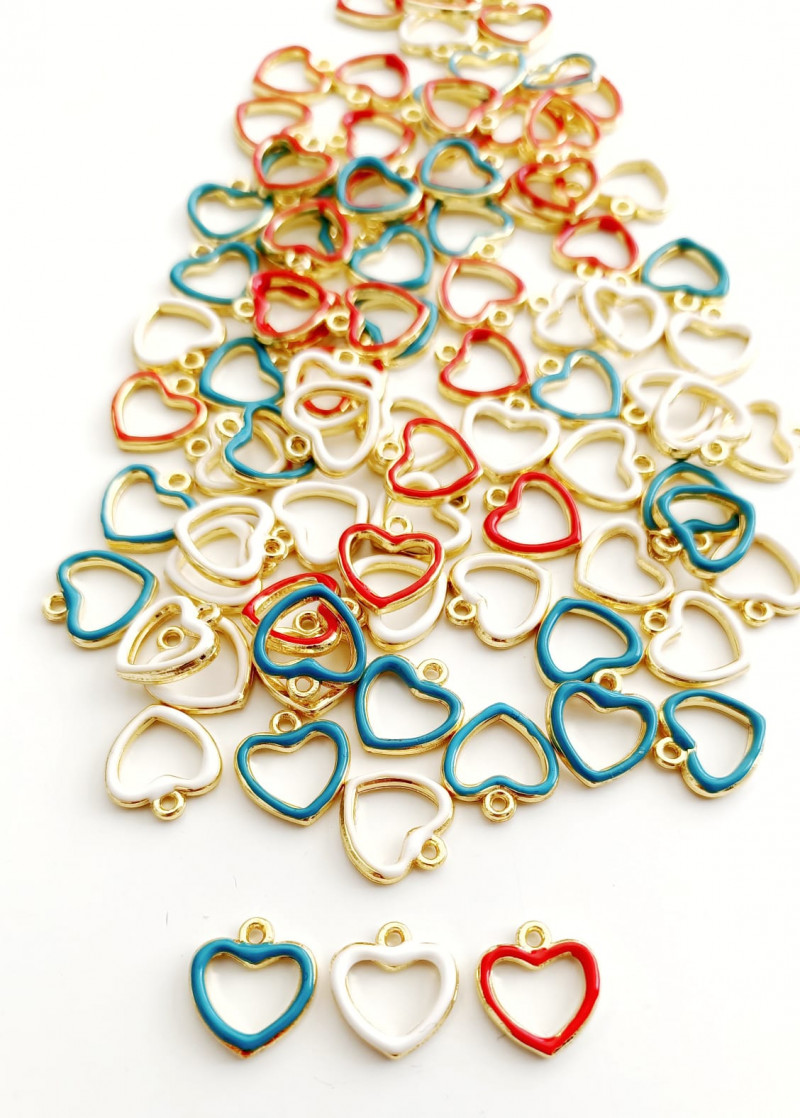 Mineli Kalp Kolye Ucu