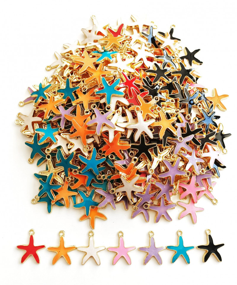 Mineli Deniz Yıldızı Kolye Ucu