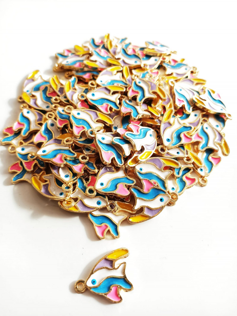 Renkli Balık Kolye Ucu