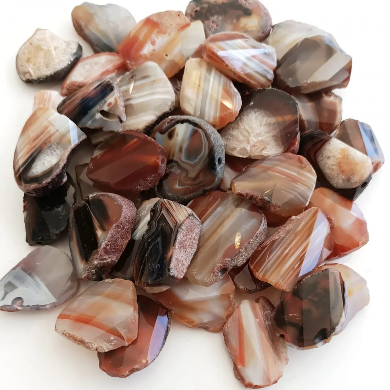 Tekli AKİK Doğal Taş Takı Aparatı