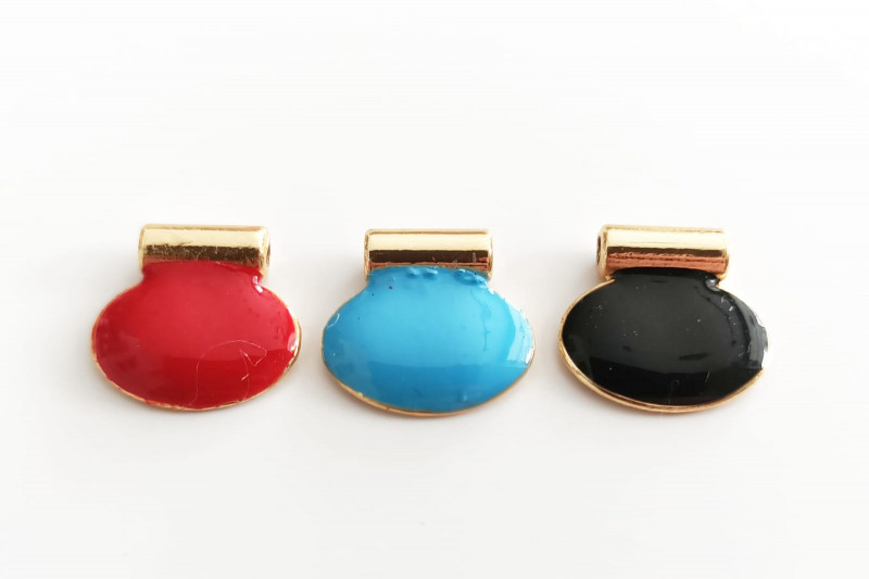 Altın Kaplama Mineli Kolye Ucu