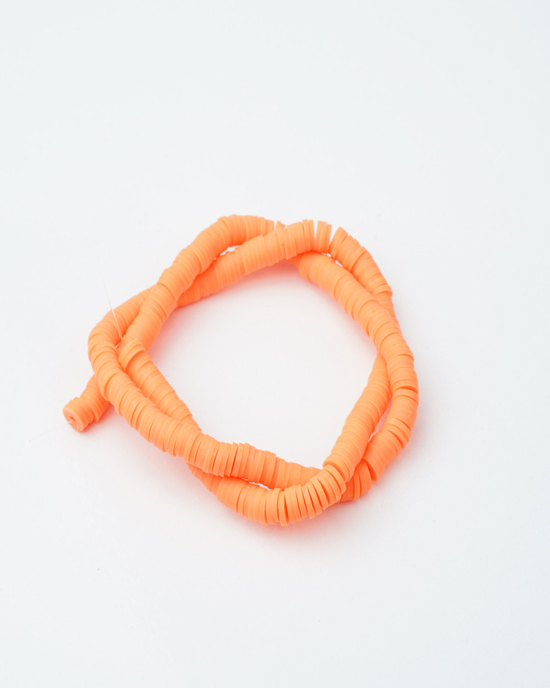 Turuncu Fimo Boncuk Fb0018