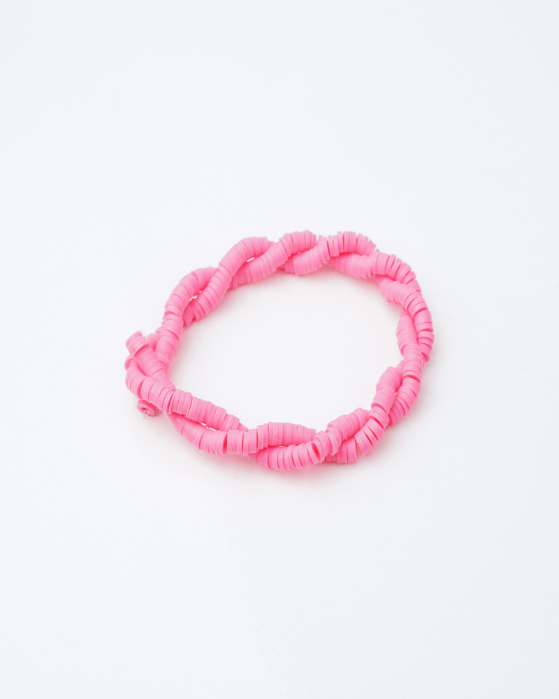 Pembe Fimo Boncuk Fb0156