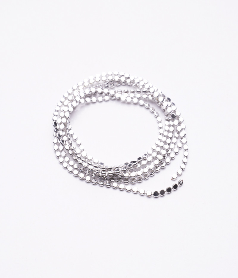  Gümüş Kaplama Zincir Znc023