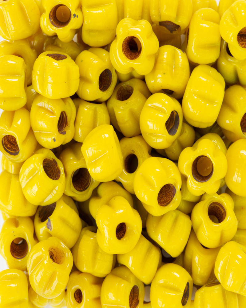 Sarı Çiçek Cam Boncuk Scb0035