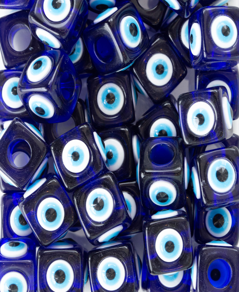 Koyu Mavi Küp Plastik Dana Göz Pnb0013