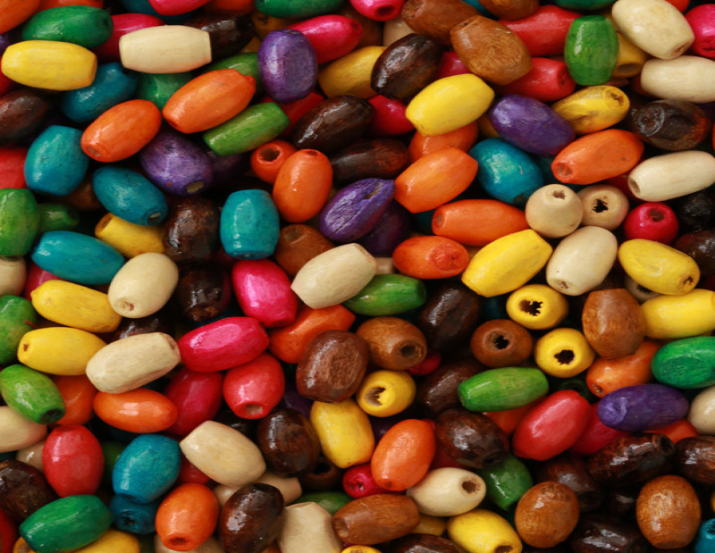 BONCUKLAR > Bambu-Ahşap Boncuklar