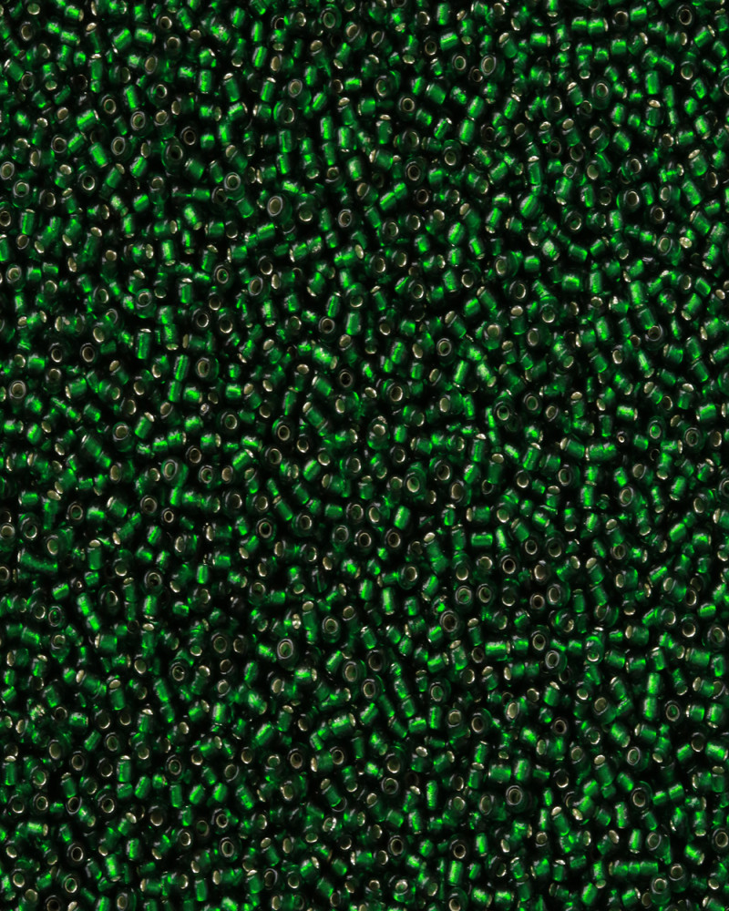 Şeffaf Koyu Yeşil 11/0 Dökme Kum Boncuk Dkb0195