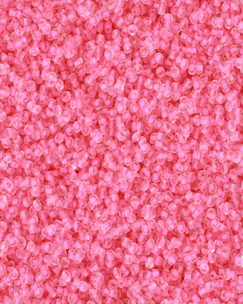 Şeffaf Pembe 11/0 Dökme Kum Boncuk Dkb0220