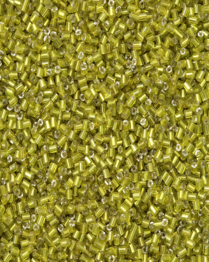 Yeşil Kısa Boru Kesme Boncuk Boru0005