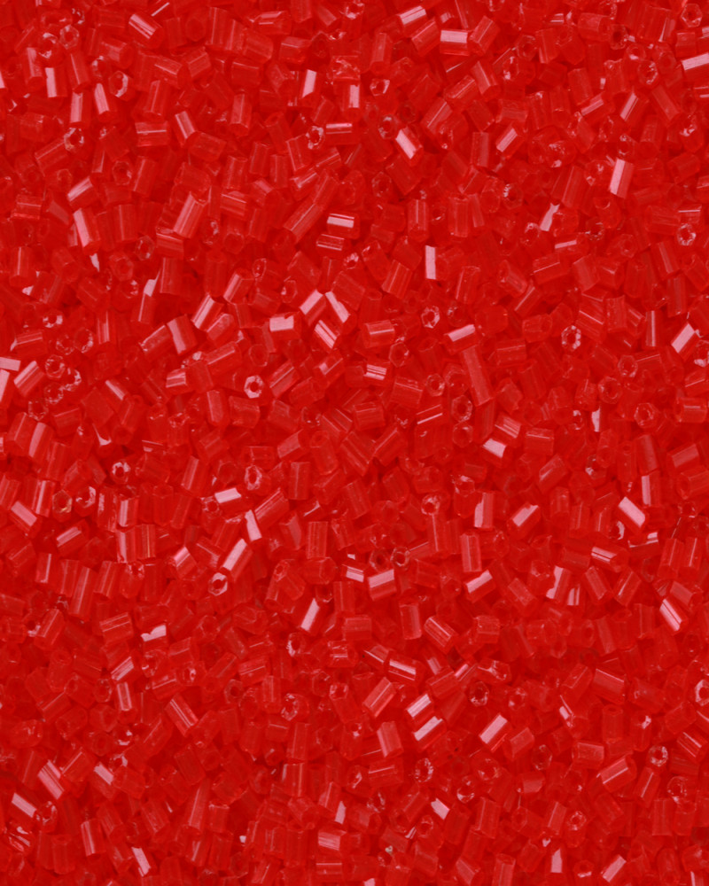 Açık Kırmızı Kısa Boru Kesme Boncuk Boru0023