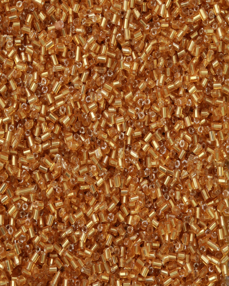 Altın Sarı Kısa Boru Kesme Boncuk Boru0049