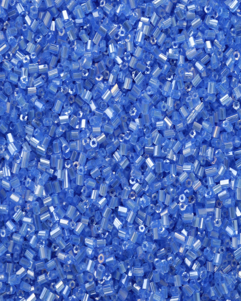 Mavi Kısa Boru Kesme Boncuk Boru0069