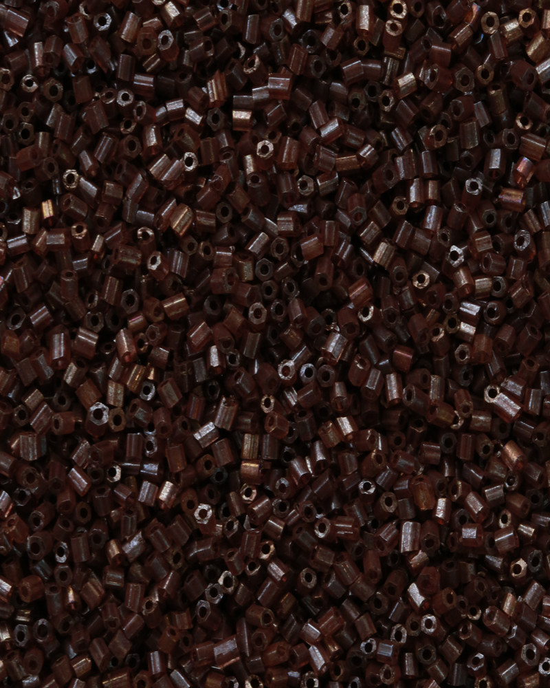 Kahverengi Kısa Boru Kesme Boncuk Boru0070