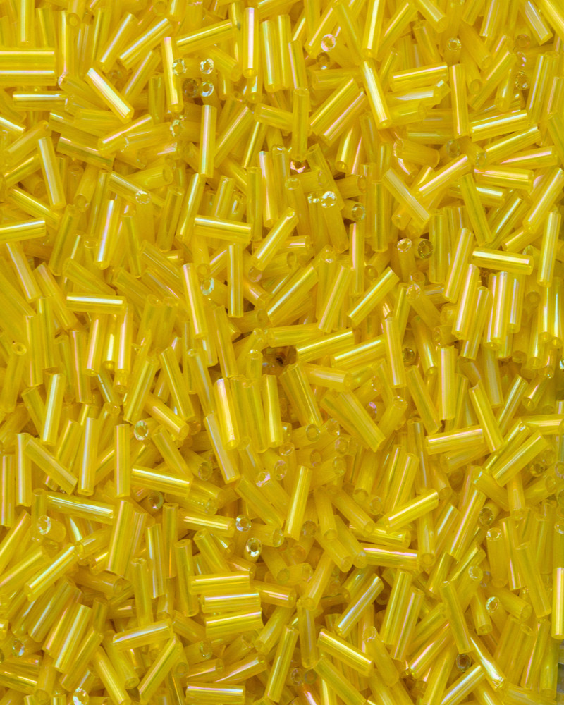 Sarı Uzun Boru Kesme Boncuk Boru0087