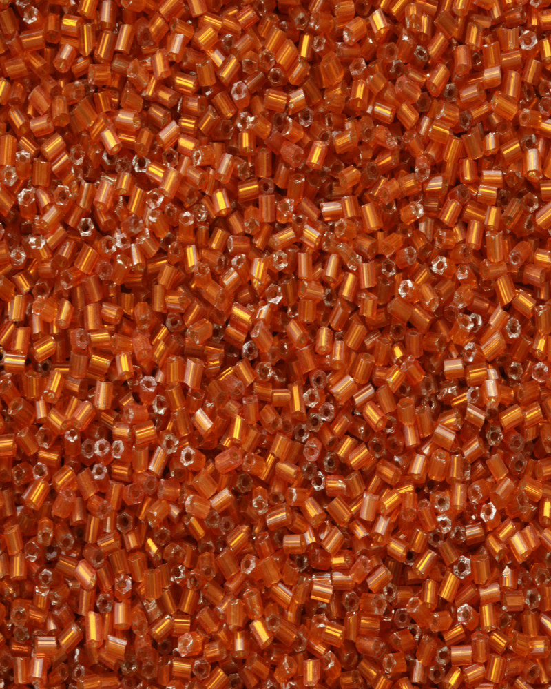 Turuncu Kısa Boru Kesme Boncuk Boru0079