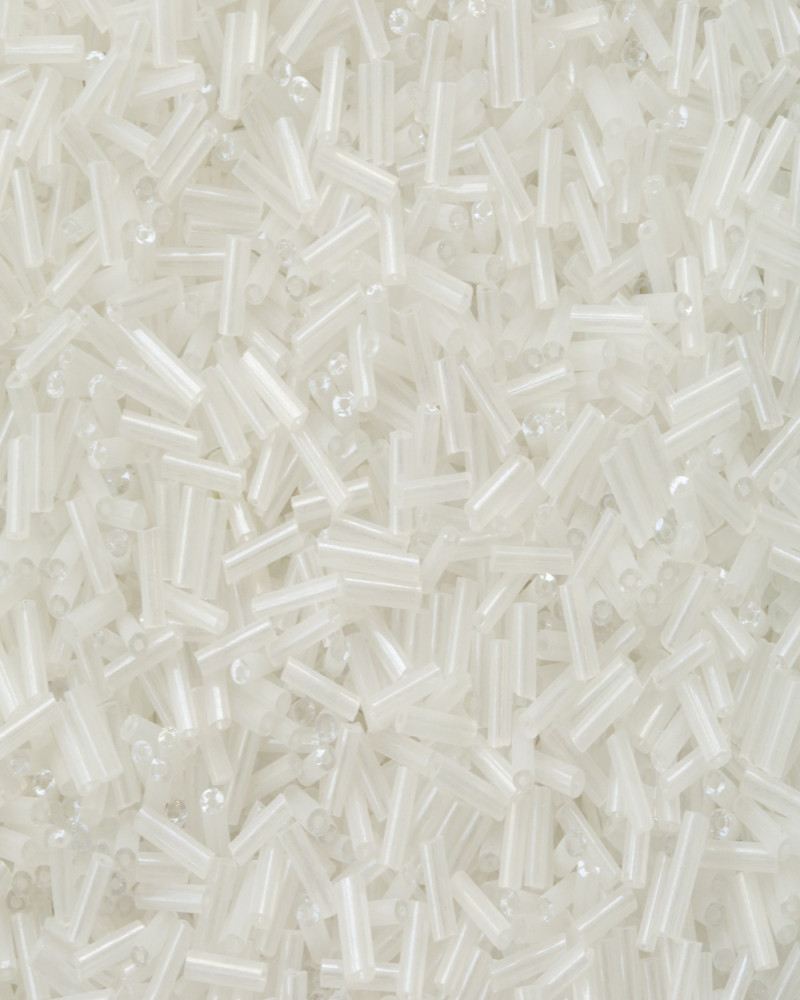 Beyaz Uzun Boru Kesme Boncuk Boru0092